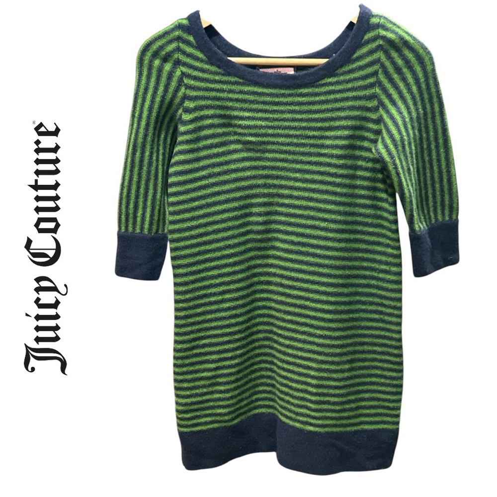 Juicy Couture VINTAGE Cashmere Blend Striped Sweater - Size P